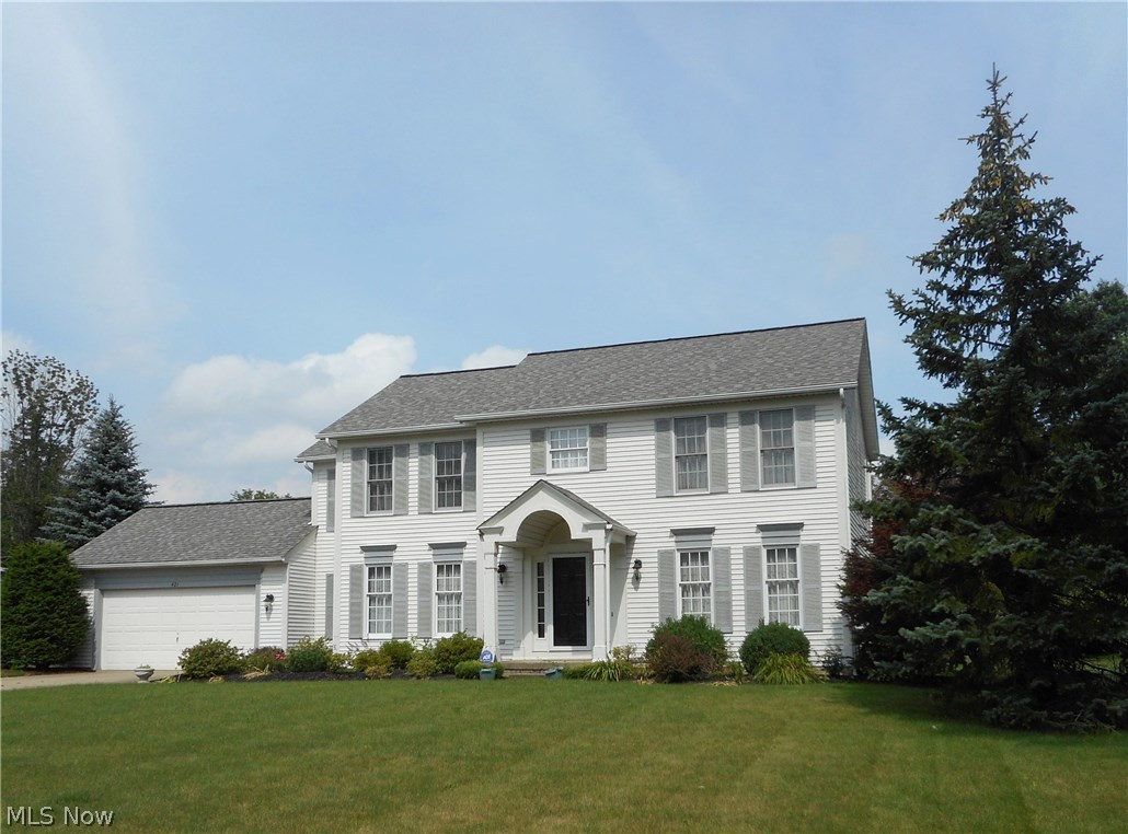 Welcome to this well maintained and stately colonial with an open floor plan. The inviting foyer will greet your family and friends with style. Enjoy plenty of entertaining space with both a formal dining room and a large eat-in kitchen. The kitchen offers corian counters, 2 pantries, & built in hutch plus a bonus of sliding doors to the vaulted 3 season sun room and deck. The living room with french doors leads to the large family room accented by an inviting fireplace. A powder room and convenient laundry room complete the first floor. Upstairs you'll find 4 bedrooms and 2 full baths. The spacious and vaulted master bedroom offers a large walk-in closet plus another closet and a pocket door that leads to one of the other bedrooms (perfect for a nursery or office). The large master bath (10 x 15) has a soaking tub, walk-in shower and a double vanity with plenty of room for primping. There is a full unfinished basement just waiting for your personal touches. The seller is