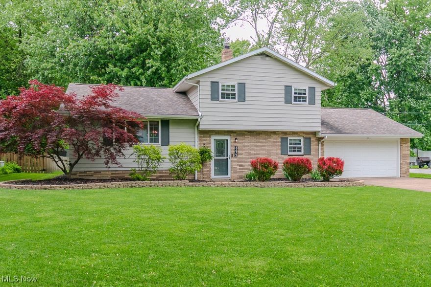 Welcome to this beautifully updated and meticulously maintained split-level home, ideally located in the heart of Mentor. This charming 3-bedroom, 1.5-bath residence is perfect for comfortable single-family living. Step inside to find a spacious, light-filled living room that flows seamlessly into an updated kitchen—ideal for both everyday living and entertaining guests.Enjoy the convenience of first-floor laundry and unwind in the enclosed patio, a perfect retreat for your morning coffee or evening relaxation. Upstairs, you’ll find three generously sized bedrooms and thoughtful updates throughout the home, ensuring a move-in ready experience.Situated just minutes from shopping, highways, parks, and top-rated schools, this inviting home offers the perfect blend of comfort and convenience. Don’t miss your chance—this gem won’t last long!