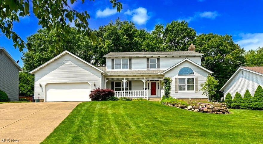 **QUALITY Built, CUSTOM Designed Large Colonial In Ellet Showcases 4,100+ Sq. Ft Of FINISHED Living Space ~ 19 Finished Rooms ~ Includes 4-5 Bdrms, 4 FULL BATHRMS & Finished Basement! *Attached Oversized 2.5 Car Garage W/Drains, 11 Ft. Ceiling, Storage Attic, Wider Door & Convenient Carpeted 2nd Stairway To Basement *Beautiful Back Yard W/Neighbor Fencing To The East, Shed & Double Tier Deck For Outdoor Relaxing, Kid & Adult Swing + Front Covered Porch *SUNROOM *9 FOOT Ceilings Throughout *1st Floor Laundry *Walk In To A Foyer W/Coat Closet. To The East Is A Living Rm W/VAULTED Ceiling & French Doors To The Family Room *The Family Rm Boasts Crown Molding, A BRICK FIREPLACE & Hearth Flanked By Built In Shelving & Storage, Ceiling Fan *Eat In Kitchen W/Chair Rail Molding, Chandelier, LUXURY Exotic GRANITE Countertops w/Breakfast Bar, Tile Backsplash, Black Stone Sink, Pullout Cabinets, PANTRY & Is Fully Applianced! *Enjoy The Sunroom W/VAULTED CEILING, Fan, 6 Windows & Slider To The Back Deck! *Full Bathrm, Laundry Rm + Office + Elegant Dedicated Formal Dining Rm All 1st Floor! *Upstairs Is The Master Bdrm W/Vaulted Ceiling, Ensuite Master Bathroom Including Walk In Shower, Jacuzzi Tub, His/Her Sinks, GRANITE Countertop, SKYLIGHT & Walk In Closet *Attached Small Baby Room (also w/hallway access) *All Bdrms + 2nd FULL Bathroom W/SKYLIGHT, Granite Countertop 2nd Floor! *The FINISHED Lower Level W/Tall Ceilings Has A Recreation Room W/Closets, Faucet & Sink, Speakers & Recessed Lighting, Private Large GUEST BEDROOM W/Double Closet Doors, A BONUS Room + Full Bathrm W/Walk In Shower *2 Additional Storage Areas Include One With A Tornado Shelter! How Cool *Outdoor Swing & Picnic Bench Stay *Transferrable Lifetime Warranty On Gutters & Master Bathrm Shower *SELLER INSTALLING BRAND NEW GREY MODERN CARPET IN ALL UPSTAIRS BEDROOMS PRIOR TO CLOSE! *This GRAND Colonial Has All The Space You Will Need For Years To Come! *LIVE VIDEO Walkthrough YouTube Tour ~