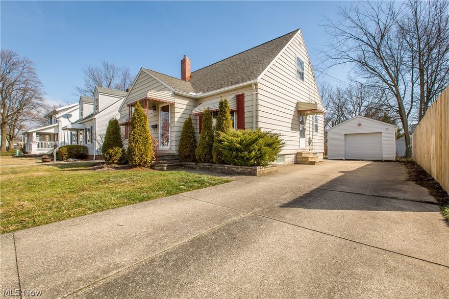 Move right in and enjoy this wonderfully updated 3 bedroom Cape Cod in Firestone Park! Original hardwood floors flow throughout the main level of this cozy home. Relax in the living room featuring a large picture window, neutral decor, and white trim. Walkthrough the dining area to get into the kitchen where you'll find updated counters and cabinets plus appliances that stay. Head upstairs to the spacious master bedroom with a walk-in closet, built-in shelving and plenty of room for storage. Each additional bedroom on the main level is nicely sized with great natural lighting. The updated full bathroom features a single vanity and tub/shower combo. The finished lower level is the perfect place to entertain your guests with a separate bar area and a full bathroom featuring a double vanity and oversized tub for you to relax your cares away. Speaking of relaxing, the enclosed porch overlooking the backyard is a great place to get away with a good book and a warm cup of coffee. An oversize