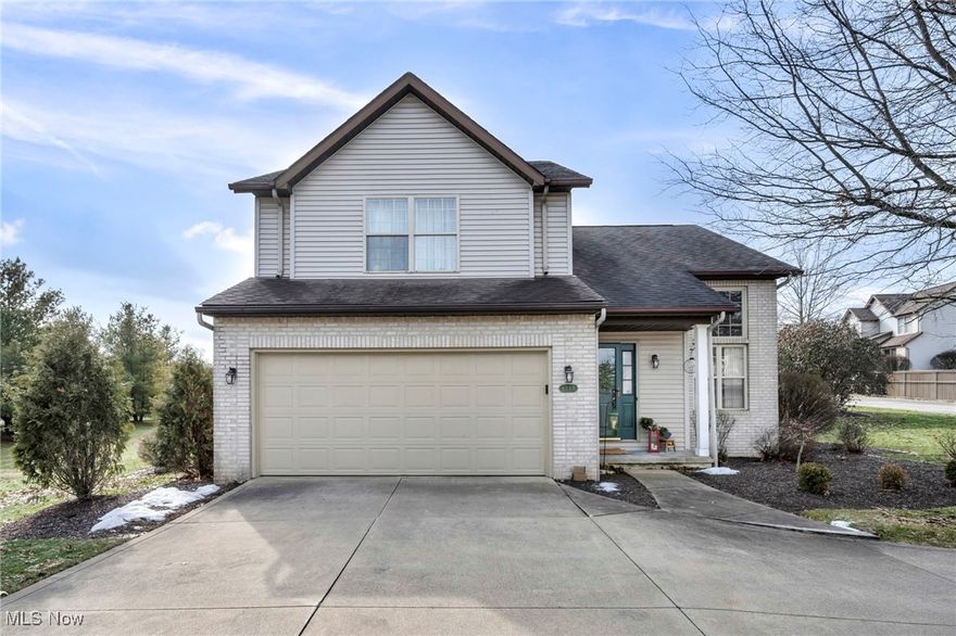 Welcome to this stunning 3-bedroom, 3-bathroom home in the highly desirable Fox Meadow community in Medina. This charming residence has an abundance of natural light, creating a bright and inviting atmosphere throughout. The spacious living area offers ample room for relaxation and entertainment, with plenty of windows to let in the sunshine. The beautifully updated kitchen is a dream, featuring modern finishes and appliances, making cooking a joy. Whether you're preparing a casual meal or hosting a dinner party, this kitchen is sure to impress. The large master bedroom is a true retreat, offering plenty of space and a luxurious en suite bath that features elegant finishes and plenty of room to unwind. Each additional bedroom provides comfort and privacy, ideal for family members or guests. As a resident of The Hollows Fox Meadow, you'll enjoy the convenience of HOA services, including landscaping and snow removal, leaving you more time to relax and enjoy your beautiful surroundings. This home combines style, comfort, and convenience—don’t miss the opportunity to make it yours and schedule your showing today!