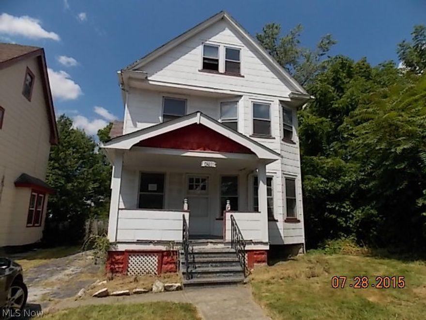 This one is going to need some work.  Convenient location near public transportation.  Will make a good investment, solid rental area.  First Look Initiative for first 20 days until 9/5/15, only owner occupant offers will be considered during that time.