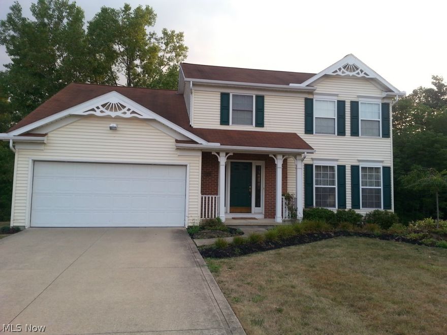 Wonderful 4 Bedroom Colonial located on a Nice Cul-De-Sac! Formal Dining Room opens to Living Room Area!  Eat-In Kitchen (Freshly Painted) opens to a Large Family Room!  This Room boasts a Beautiful Gas Fireplace, Crown Moldings and a Bayed Wall of Windows too!  The Kitchen opens to a Patio which Overlooks a Fantastic Wooded Area with Permanent Greenspace!  4 Bedrooms Up- All with Ceiling Fans! The Large Master Bedroom offers Double Closets and the Master Bath has a Relaxing Garden Tub also!  There is a Second Floor Laundry Room for Easy Access!  This Home was built with 2 x 6s and Added Insulation for extra Warmth in Winder and Coolness in Summer!  NO City Taxes Here too!  Excellent Access to Shopping and Restaurants is another Plus ! Come & Take A Look Soon!