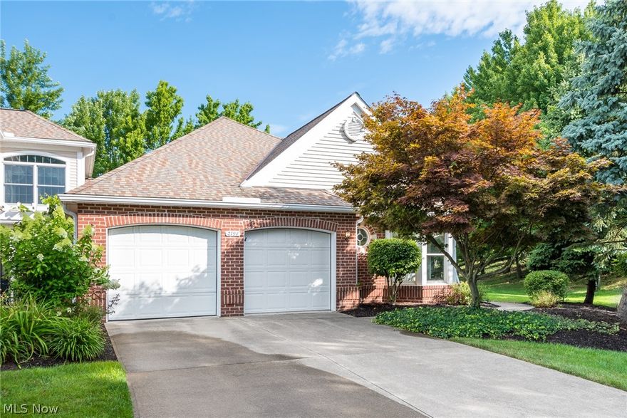 Rare opportunity to own a one-of-a-kind end-unit ranch condo in Wyndgate Court.  Pleasant views and lush green space all around.  Lots of natural light and energy, warm & inviting elegant living room with gas fireplace and vaulted ceiling.  Delightful eat-in kitchen with windows galore, all appliances stay including washer-dryer in adjacent laundry room.  Spacious owner’s suite with generous shower, jetted tub and walk-in closet.  Cozy den opens to a private patio, weather-protected by a remote-controlled retractable awning.  New H2O tank, furnace circuit board and thermostat in 2019; disposal in 2020; immaculate home impeccably maintained.  Gorgeous custom window coverings in every room.  Full-size 2-car attached garage.  Pet-friendly neighborhood too.  Arrange your viewing today!