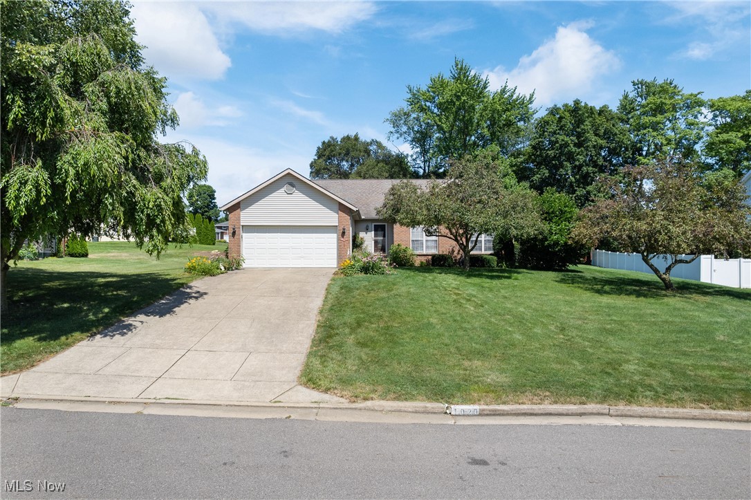 Welcome to this beautifully maintained ranch-style home nestled on a spacious 0.51-acre lot in the highly sought after Country View Estates, located in Tuslaw, not far from the Massillon border. Featuring 3 comfortable bedrooms and 2 full bathrooms, this home offers the perfect blend of modern comfort and classic charm. Step inside to discover a thoughtfully designed layout with a spacious living area ideal for entertaining or relaxing with family. The true highlight is the expansive master suite, complete with a generous walk-in closet, and an extra-large private bath providing a tranquil retreat at the end of the day. Enjoy a bright and functional kitchen, ample storage throughout, and convenient single-floor living. Through the the French doors you’ll enter the spacious backyard via a deck that overlooks your new property. The large backyard offers endless possibilities for gardening, play, or future outdoor enhancements—all on over half an acre of land. The full basement, with extra-wide stairway, awaits your imagination for adding a family room, workshop, fourth bedroom, etc. Located just minutes from local schools, parks, shopping, and dining, this move-in-ready gem won’t last long!