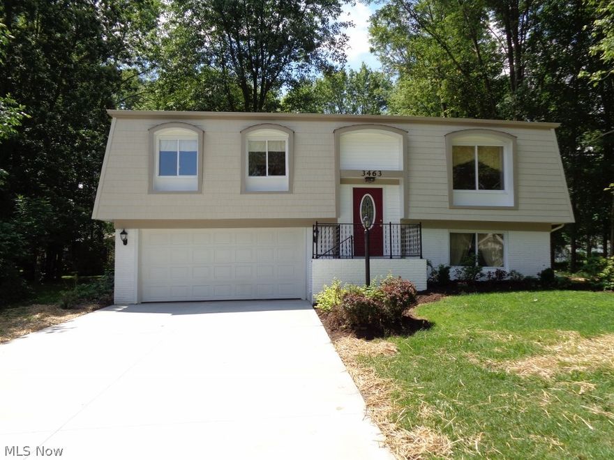 Enjoy this Beautifully Remodeled Four Bedroom Raised Ranch **Almost Like Buying Brand New**New Items = Exterior Siding,Three Exterior Doors, Furnace, Central Air, Hot Water Tank, Roof, Garage Door, Garage Door Opener, Concrete Driveway** Both Full Baths have all New Ceramic Surround Shower/Tub, New Toilets and Vanity and Bath Light Fixtures and Exhaust Fans**Everything in Kitchen is NEW, walls, cabinets, counter tops, sink, faucet, flooring, appliances, Woodwork**Every bit of Carpet in Living Room and all Bedrooms is Brand New**New Closet Doors in All Bedrooms**New Rail System**And to add to these amenities the unique community of Aurora Shores offers a 305 acre Lake for boating, swimming, fishing, water skiing with channels throughout the neighbors, 2 swimming pools, 2 sand beaches, 2 playgrounds, lighted tennis courts, basketball courts, sand volleyball court, baseball field, marina meeting center and the Tradewinds Club House.The proximity to the Metro Parks and shopping just add to