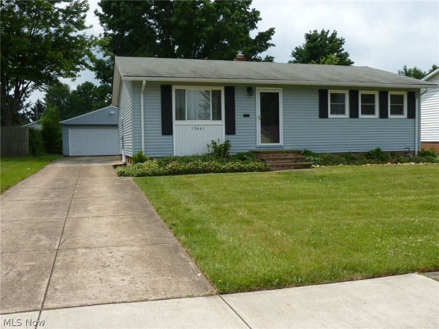 Super clean, newly remodeled Ranch with 3 bedrooms, 2 full baths and a full, finished rec room.  Partially fenced yard with a 2 car garage.  This home has loads of recent Updates including: Furnace and A/C (2016), New kitchen appliances (2016), Siding, Windows and new slider to the back yard (2016)!  Newer roof, Hot Water Tank, and much more.  Brand new kitchen ceramic, finished wood floors throughout and freshly painted.  This rental comes with all kitchen appliances, window coverings, washer/dryer and the owners maintain the lot for you!  No yardwork--enjoy a nice patio and spacious back yard!