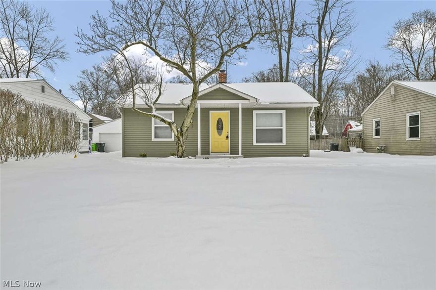 Cozy updated 2 bed 1 bath bungalow situated on a quiet street in the highly sought-after community of Avon Lake, this property provides the perfect combination of comfort, style, and location! This beautifully updated home features brand new windows, new luxury vinyl flooring, new siding, and a newer roof for peace of mind. The large kitchen offers quartz countertops, a stylish tile backsplash, soft-close cabinetry, and a stainless steel appliance package. Freshly painted with modern finishes throughout, this home blends quality craftsmanship with today’s most desirable updates. Short distance to shopping,  highways,  schools (just a block away from Redwood Elementary)  hospitals and more.