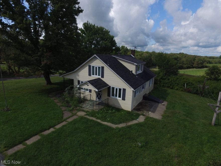 Carney Real Estate Auction - October 16, 2023 @ 6:00 PM - 1 ½ story Home on 3.6 Acres ~ Columbiana County ~ Middleton Twp. ~ Beaver Local Schools ~ Consisting of a nice 1 ½ story frame home of approximately 1524 square feet built in 1954.  Shingle roof, vinyl siding and some vinyl replacement windows. Kitchen with built in maple cupboards, built in oven and vinyl flooring. Formal dining room with entrance into large living room with hardwood floors. Hallway leading to first floor bedroom with hardwood floor and closet.  Full bath on first floor. Second floor with two bedrooms with closets, built in storage and hardwood floors. Full basement with cement block foundation, cement floor, ½ bath, bar area with sink, 200 amp breaker box electric, outside entrance, laundry hook up for washer and electric dryer, electric hot water heater and fuel oil furnace with wood and coal burner attachment.8 x 16 covered front porch. 8 x 8 covered side porch.  Detached 2 car concrete block garage with lean to wood shed. 30 x 50 steel sided barn with 30 x 30 addition with dirt floor, electric and water. All situated in a quiet country setting with an abundance of hardwood shade trees on 3.6 acres of land. 

Terms on Real Estate: 10% of the contract price down day of sale, balance due upon delivery of deed and title guarantee. This property sells without reservation to the highest bidder. There will be a 10% buyer’s premium added to the final sales price to constitute a contract price.