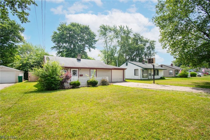 Located in a quiet neighborhood of Boardman close to Shopping and great restaurants. This (slab) ranch home has a lovely living room with a large window for great natural light as well as a fireplace. Newer carpeting and paint in the living room, hall and 2 bedrooms, with an additional master bedroom being in the back of the home, containing a large walk-in closet and slider to back yard. All appliances are included! There is a laundry area centrally located off the kitchen as well as a single car attached garage that brings you into your family/den area. The backyard is made for entertaining as it offers plenty of privacy being fully fenced in. Whether you are searching for a long term home, or in need of an investment property, this home will not disappoint!