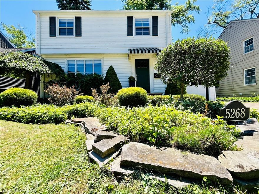 Summer lovin' in early July! You've been looking, and here it is. This beautifully maintained 4 bed, 2.5 bath colonial in Lyndhurst is now available. Welcome to this charmer with many updates, and room to entertain. Exquisitely remodeled kitchen with crown mold, soft close drawers with dovetail construction, and granite counters. Newer appliances. Kitchen offers a surprising amount of storage convenience with side panel pantry and spice cabinet! Unique flooring is custom ceramic tile, originating from the Southwest, air dried and marked by field running wildlife. Also, much of the home offers that beautiful, honey-kissed, well-preserved original hardwood flooring you're hoping for. An addition several years ago created a large family room and extra half bath - making entertaining easy! Two fireplaces; one wood-burning, the other gas. Four bedrooms with adequate closets and storage. Second full bath in the basement. Outside, a spansive deck and concrete patio, stationary gas-plumbed grill, as well as a variety of healthy tree/ plant-life/ gardens make a haven of enjoyment. One car attached garage, and a bonus workshop leading to patio. Home warranty provided.