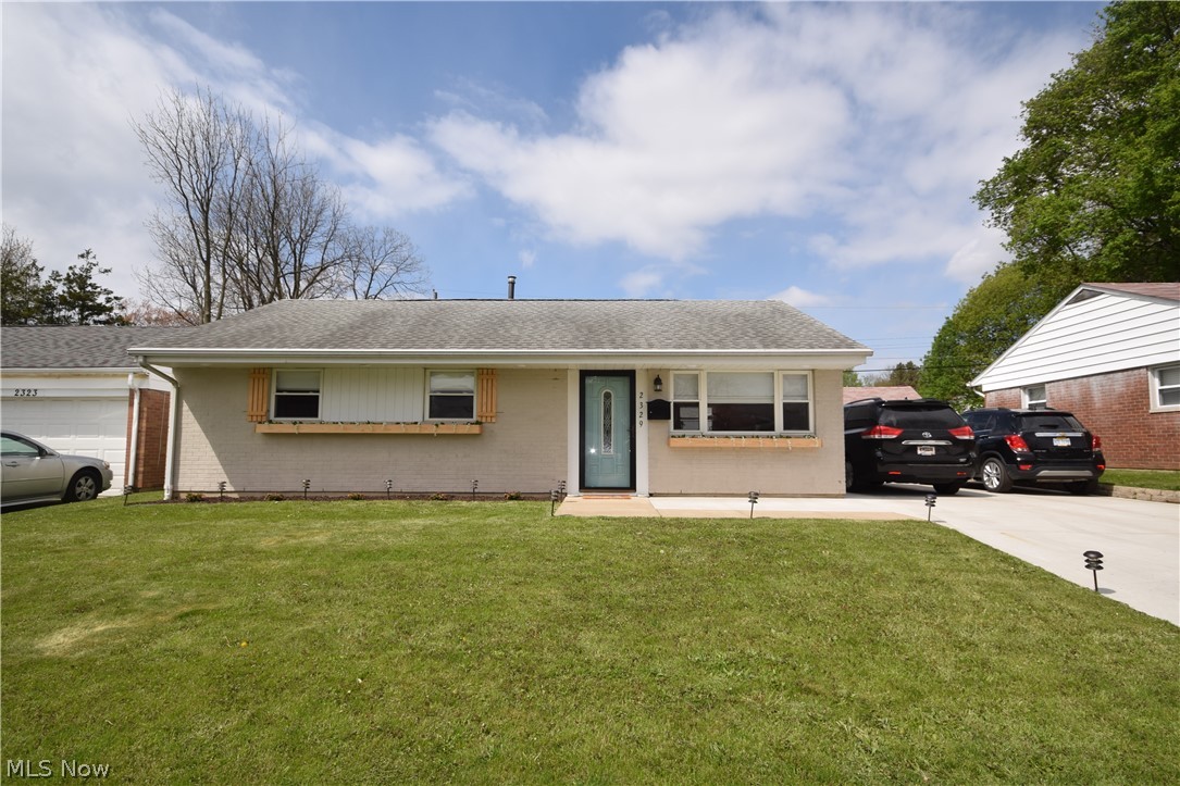 Welcome to this adorable brick ranch home featuring 3 bedrooms and 1 bathroom. Current owners have put tons of love into this home over the years. Luxury Vinyl flooring was installed in 2019 throughout the living room and down the hallway. Carpet in the bedrooms was replaced in 2018. All Stainless appliances (2019) in the eat-in kitchen stay with the home. Large back yard has plenty of room for the kids to play and the safety of being completely fenced in. The back yard also features an area of artificial grass to place your kids swingset. Large Storage Shed for all your outdoor tools. As if that wasn't enough there is an automatic awning that extends out over the patio to keep the sun at bay. Exterior Lighting was installed in 2020. Concrete driveway features enough parking for 2+ cars. This home is truly move in ready. Schedule your showing today before this one is gone.
