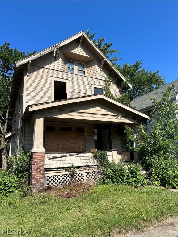 Attention Investors! House needs total rehab. Massive home with 5-7 bedrooms is ready for someone to renovate it and start making some money! The home has some electric updates and lights installed so the previous contractor could start some work. The bathroom fixtures are all out and many rooms gutted. Counted 2 full bathrooms as I believe one was supposed to be off the kitchen? The potential for ROI is fabulous! There are city orders in the supplements. Seller to do nothing and buyer is purchasing AS-IS! There are additional bonus rooms off of second floor bedroom. Take flash lights and be careful on porch steps and basement steps. One basement step is entirely broken off.