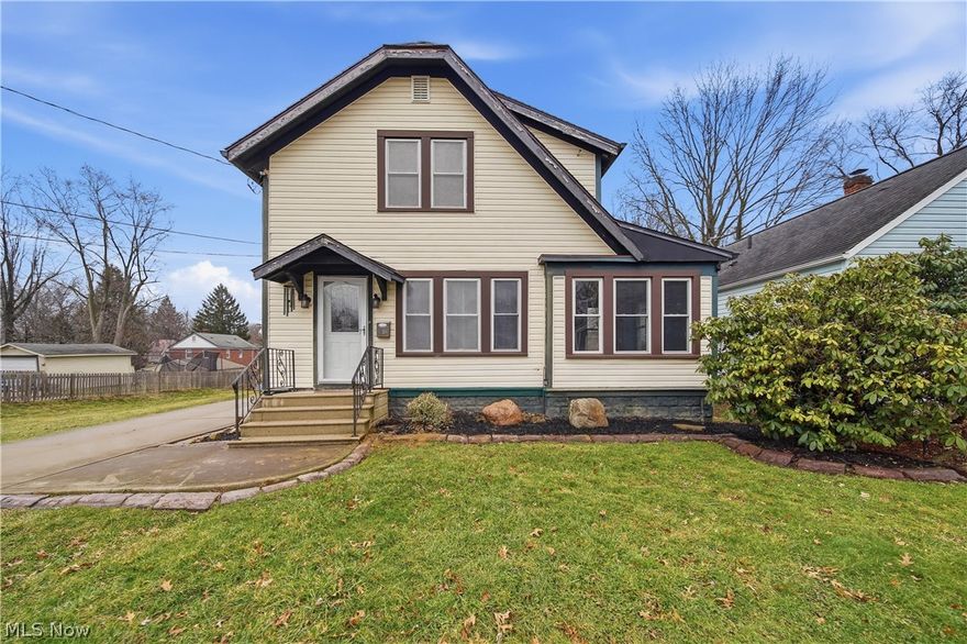 Love Where You Live!!
Location meets privacy in this beautifully maintained home just minutes from vibrant Downtown Cuyahoga Falls! Enjoy the convenience of shops, dining, parks, and entertainment nearby — while still coming home to your own private retreat.

Situated on an extra lot, this property offers rare outdoor space complete with a fully fenced backyard, cozy firepit, and raised garden beds ready for your next growing season. Whether you’re entertaining or simply unwinding, this yard delivers both space and serenity.

Inside, you’ll find a flexible and functional layout featuring a recently added third bedroom or home office on the main floor — perfect for today’s work-from-home needs. The bathroom is full of character with a charming clawfoot tub, while the spacious primary bedroom boasts a double walk-in closet you’ll love.

Major updates provide peace of mind, including:
• New A/C (2023)
• Washer & dryer (2024) — included
• Roof (2018)
• Furnace blower (2018, regularly serviced)
• Updated light fixtures throughout

All kitchen appliances — stove, microwave, and refrigerator — plus the washer and dryer stay, making this home truly move-in ready.

A prime location, thoughtful updates, and a private backyard oasis — this Cuyahoga Falls gem checks all the boxes.