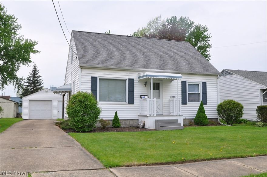 Immaculate 2 bedroom home w/fully equipped kitchen, new flooring, remodeled bath, large living room, family room in basement, hardwood floors, unfinished 2nd floor is floored & insulated & ready to turn into additional bedroom space. New windows, newer furnace & AC, large covered patio.
