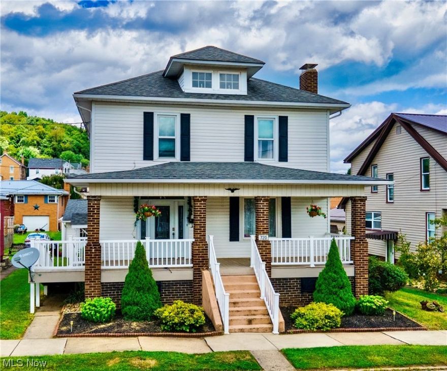 Nestled in the heart of Toronto (close to coffee shops, restaurants, & Toronto War Memorial Park) this delightful property presents an excellent opportunity for those seeking comfort, convenience, & accessibility. Step onto the inviting covered 25x8 ft. front porch, providing a perfect space for relaxation & socializing. Accessibility is a priority, as the front porch is equipped w/ thoughtfully designed handicap accessible ramp, ensuring that everyone can enjoy the welcoming ambiance of the property. Admire the timeless allure of some original woodwork that graces the home, adding a touch of class & history to the living spaces. Living room radiates comfort & coziness, centered around a decorative fireplace. Create lasting memories in the formal dining room, where special occasions come to life. Embrace the country-style kitchen, where culinary delights are prepared in an inviting & functional environment. The main level will Elevate daily routines w/ the convenience of laundry & bathroom featuring built-in storage area that contributes to an organized & clutter-free space. Upper level offers 3 large bedrooms w/ full bath with a convenient walk-in shower. Sizable 2 car garage w/ durable concrete floors, drain system, & electric & caters to a multitude of needs, whether it's parking,
storage, or creative projects. Convenience reigns supreme w/ two entrances, ea. equipped w/ automatic garage door openers to guarantee easy access to the garage, regardless of the weather.