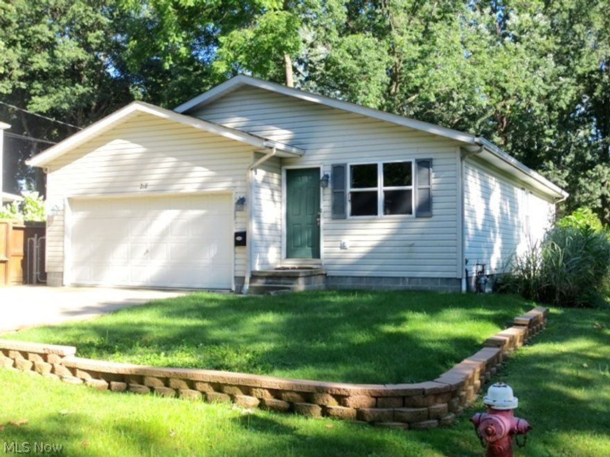 Charming 3 bedroom ranch style home on quaint dead end street in the heart of Cuyahoga Falls. The inviting front entrance opens to a large living room with an abundance of natural light. The nearby eat-in kitchen offers oak cabinetry, neutral flooring and newer appliances. Two sizable guest bedrooms, a remodeled full bathroom, and a spacious master bedroom complete the first floor.  Additional features include: a 2 car attached garage, full basement, and full fenced in backyard. A MUST SEE!