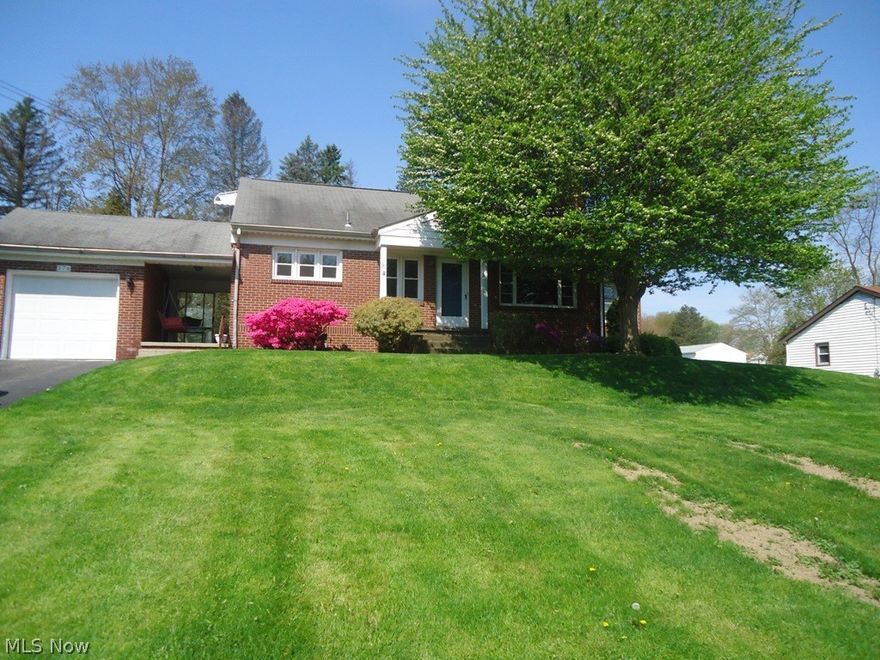 Great Cape Cod, solid Brick home with 4 Bedrooms, 2 Baths located close to Yankee Run Golf Course on a Dead End Street.  This home has been freshly painted  thru-out. New carpet in upper Bedroom, Living room has wood burning fireplace.  Newer vinyl windows have been installed. The basement has been waterproofed and newly painted. There is a new furnace & air conditioning along with glass block windows. Seller is presently using well water because it is FREE, and city water is  in the house.