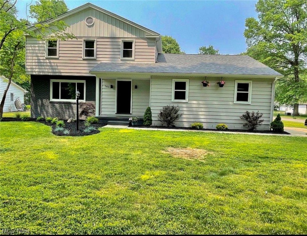 Beautiful Three Bedroom Home located in the heart of boardman, quiet park setting, with a beautiful view of the park/golf course right across the street! This is a MOVE IN READY, Totally remodeled home! New roof 2023 New Windows 2023 Kitchen was completely remodeled with New Flooring, Cabinets, Granite Counter tops, and outfitted with BRAND NEW Stainless Steel Appliances (All Included!) No Expenses Spared! All of the Bathrooms, Hard Flooring and Carpets have been updated! Enjoy new lighting, Brand New HVAC system including a brand new Central Air unit....Lastly, the basement was finished with new flooring, and a custom matte black ceiling that gives this space a great warmth and modern feeling that's ready to enjoy as 100% livable space! Call and schedule your private showing today!