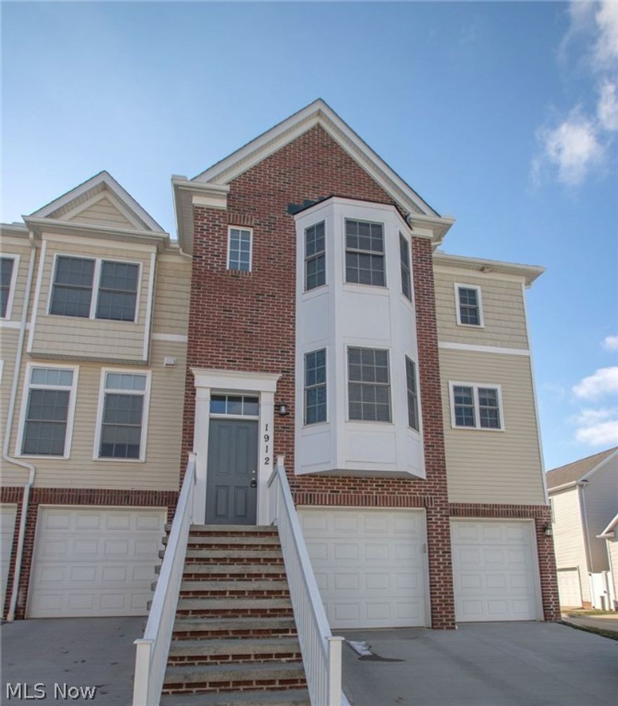 Welcome to the Woodhaven, one of Downtowns most sought after townhome communities. This 2,184 sqft end unit features modern finishes and plenty of space for you to spread out and entertain. The light filled eat-in-kitchen is adorned with light granite counters, dark shaker cabinets and high-end stainless steel appliances. Throughout the living and dining room you will find hardwood floors and plenty of windows to let in the light. Have a barbecue or just enjoy some fresh air from your generous private deck. Head upstairs to the large master suite complete with walk-in closet and spacious private bath. Two additional bedrooms and full guest bath are also found on this level. On the first level is a bonus space perfect for a rec-room, workout room or office as well as the laundry room with matching HE washer and dryer. Located just around the corner from Cleveland Clinic main campus and the RTA Health line. Minutes from University Hospital, CWRU, Playhouse Square, and all that Downtown h