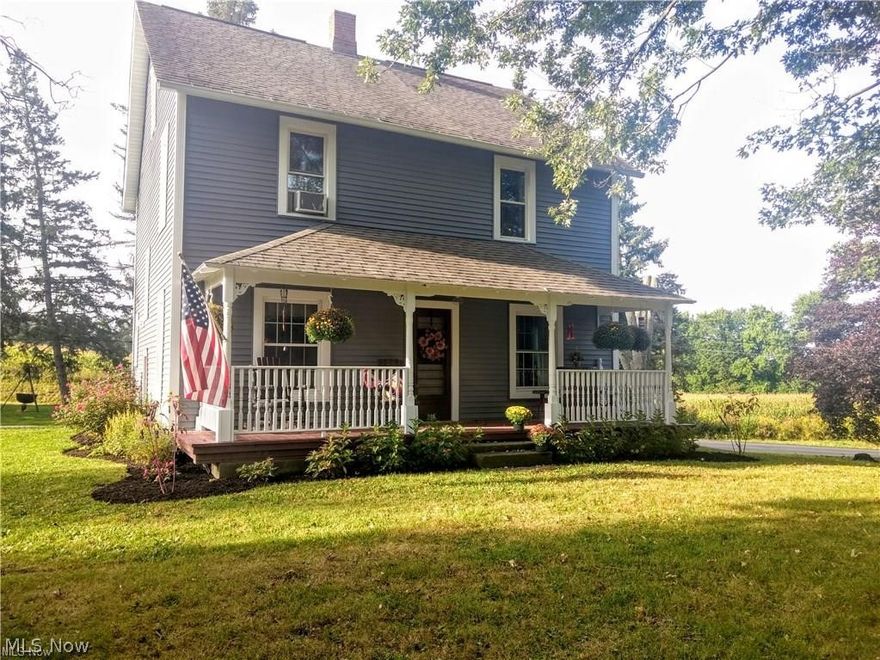 Country charm but close to town!  Enjoy this 3.18 acre, treed setting in Marlington Schools.  24 x 24 detached garage with electric & concrete floor.  home features 1 st floor laundry & 1/2 bath.  Make this your new home!