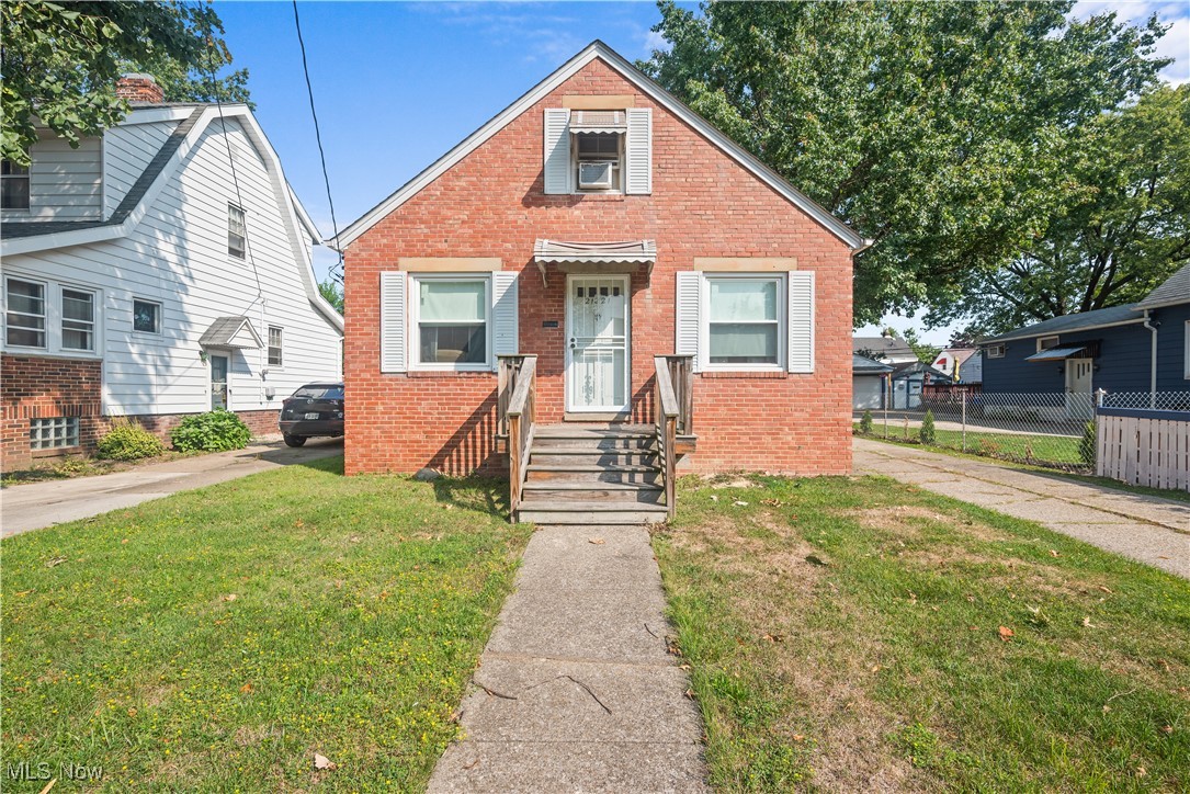 Newer Front Steps. Newer furnace and central air. Brick Bungalow. Bathroom on main floor has been updated. Glass block windows in basement. Hardwood floors. Upstairs bedroom carpeted. Roof is approximately 10 years old. Bring your finishing touches to make this home yours!