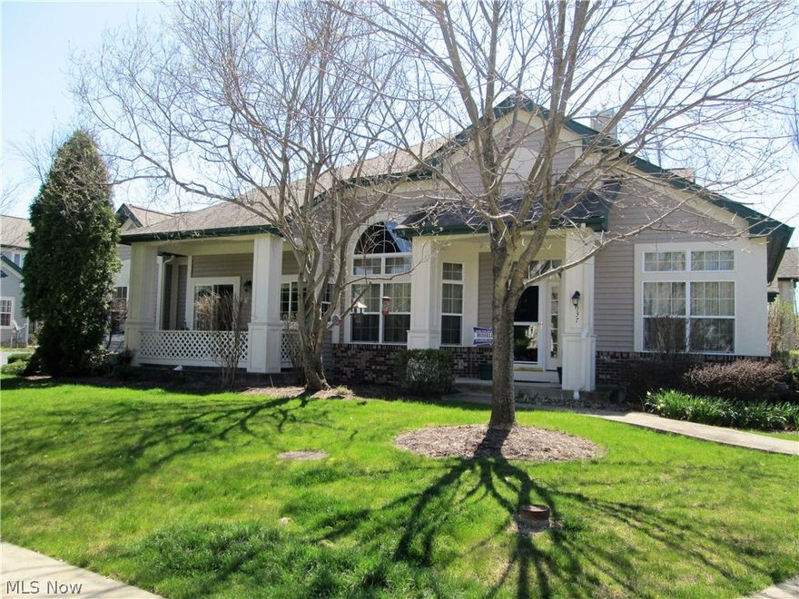 Stunning Ranch end unit. Natural light accent the many newer decor features: HDWD floor throughout living and kitchen areas. Newly designed from original call agent for info. Coffee stained cabinets in kitchen with large pantry and all appliances. Granite counters. Soaring ceilings expand the space. LW with fireplace and storage. Formal Dining with full bay area. 2 BR up. Master Bath w/jetted tub. Rec room, 3rd bedroom down. 1st floor laundry.