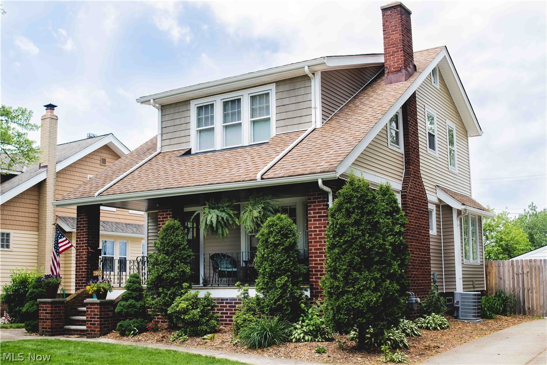 Move right in to this beautifully renovated colonial in Parma! This delightful home features hardwood floors, a classic floorplan, and an excellent fully fenced-in backyard. All that is missing is you! The welcoming front porch greets you and welcomes you into the formal living room, which features a fireplace flanked by built-ins. The living room is open to the dining room, which features a window seat and china cabinets. The kitchen is nicely updated with white cabinetry and all appliances. Upstairs, you will find three spacious bedrooms, a sunroom, and an updated bathroom. The full lower level is recently waterproofed with nature stone floors, a laundry area, and plenty of storage. Outside, the back patio overlooks the gorgeous fully fenced-in backyard. Located just off of Snow Road in Parma, this home is convenient to area shopping, dining, and highways. Do not miss this one!