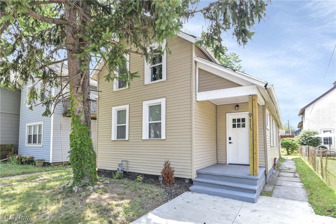 Prepare to be moved! Welcome to 911 Starkweather Avenue, Cleveland, OH 44113—a fully remodeled gem in the heart of Tremont, one of the city's most vibrant neighborhoods. Every inch of this home was thoughtfully renovated between 2024 and 2025, including new windows, roof, gutters, siding, deck, driveway, freshly painted doors and walls, and LVP flooring throughout. The result is a space that feels brand new while still retaining its warm, inviting charm.
As you step inside, you're welcomed by a spacious, brightly lit living room that seamlessly flows into the dining area—perfect for entertaining or relaxing with family. The kitchen is a standout feature, boasting bright white cabinetry, ample quartz counter space, sleek tile backsplash, and newer stainless steel appliances that stay with the home.
The main floor offers two comfortably sized bedrooms, one of which includes a private full bathroom, making it an ideal primary suite or guest space. A second full bathroom on the main floor adds convenience, along with the laundry closet, with the newer washer and dryer to stay.
Upstairs, you'll find two additional bedrooms and another full bathroom, ideal for guests, children, or extended family.
Step outside to enjoy a lovely wooden deck overlooking a large fenced-in backyard—an open canvas ready for your personal touch, whether it’s a garden, outdoor lounge, or play space.
Additional inclusion to remain with the home: TV brackets, a smart keypad door lock, and video security cameras.
.
Located near an array of shops, restaurants, and entertainment options, this home also offers quick access to I-480 and I-90, and is just a short drive from downtown Cleveland. This is your chance to own a beautifully updated home in a prime location with modern finishes, major upgrades, and timeless comfort.