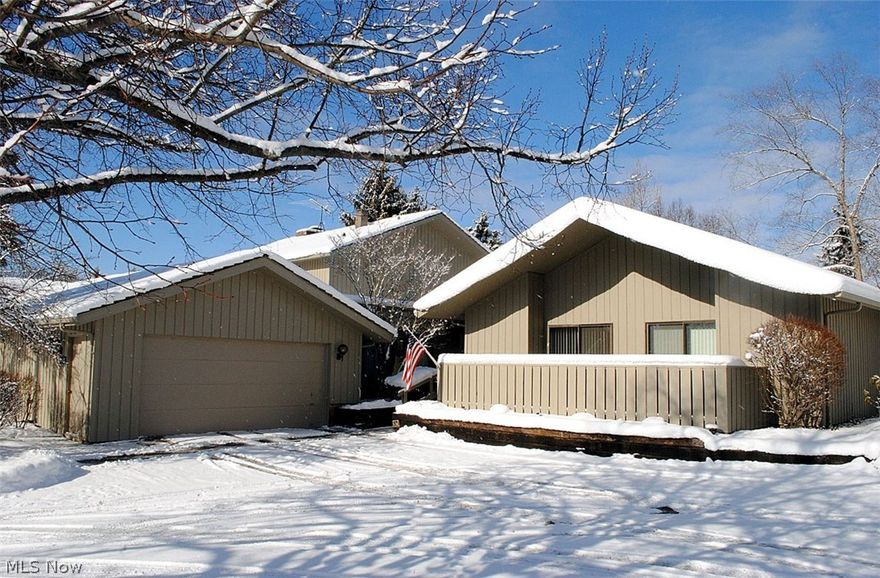 Charming 3BR/2.5Bath Ranch style condo.  updated kitchen w/quartz countertops and newer Stainless Steel appliances.  2 Woodburning fireplaces, All bedrooms access patio.  Original Dining Room now used as office.  Generous sized rooms, updated baths. All rooms freshly painted.  Move-in ready.