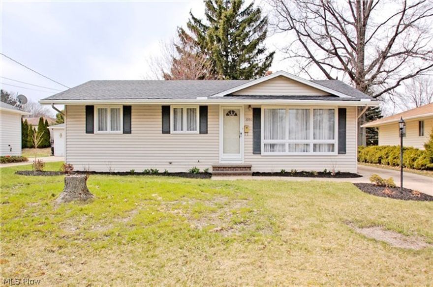 Unbelievable ranch remodeled from the ground up in Rocky River! If you are looking for a high end, move in ready home - here it is! This ranch features newer vinyl siding, brand new roof in 2013, all new kitchen, all new bathrooms, all new flooring, paint, window treatments, you name it. The gourmet kitchen has been totally redesigned - creating a modern open concept design and features brand new custom cabinetry, high end stainless steel appliances, custom back-splash and granite counter-tops; there is also a large center island/breakfast bar perfect for entertaining! Beautiful brand new hardwood flooring flows through the kitchen, great room and hallway! All three bedrooms have brand new carpet. The finished basement is sure to please and is perfect for a rec room or additional living space! Outside there is a covered rear patio perfect for cookouts and relaxing. This home is truly move in ready and absolutely gorgeous in every way! Don't miss your chance to own this beautiful home!