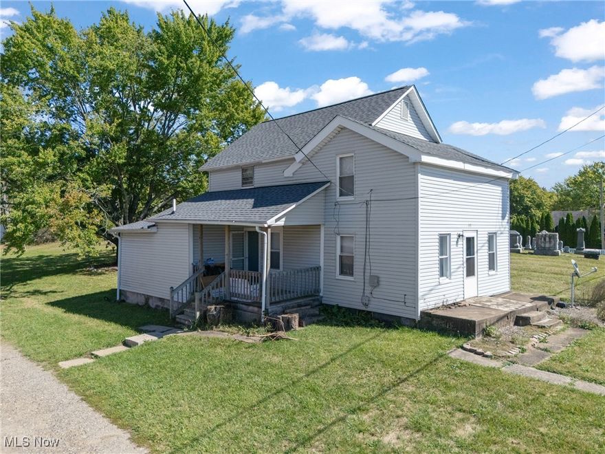 Great opportunity for homeownership in Lake School District. This vacant 4 Bedroom, 1.5 Bathroom home in Hartville is spacious with a flexible layout, offering enough room for a family and guests or home office. With generous living spaces and ample bedrooms, bathroom and communal areas there is enough room to entertain, and the best part is this beautiful home is move in ready. The large yard and spacious porches make this county home great for your outside enjoyment. This home is in the process of being split from the property next store, so the tax is estimated. Grab your favorite Realtor and schedule a tour today. This one won't last long.