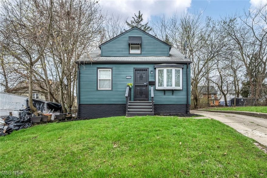 Welcome home to this beautifully updated Cape Cod-style gem featuring 3 spacious bedrooms and 2 modern bathrooms. Thoughtfully remodeled throughout, this home boasts an inviting eat-in kitchen with crisp white cabinetry, sleek countertops, stainless steel appliances, and a bold black subway tile backsplash that adds a modern edge. Enjoy stylish touches like neutral gray paint, luxury vinyl plank flooring, and recessed lighting throughout. The expansive primary bedroom upstairs offers privacy and functionality with built-ins for extra storage. Additional highlights include a partially finished basement with a bathroom and laundry area and great curb appeal on a quiet street.  This home blends timeless charm with contemporary updates—move-in ready and perfect for a variety of buyers.