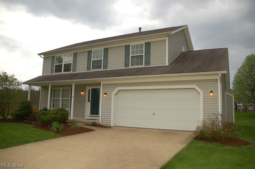 Great family home at the end of a cul-de-sac street. Large deck looks out over the huge backyard. Plenty of room to enjoy those wonderful summer nights.  The bright and sunny eat-in kitchen with oak cabinets, appliances and a center island opens to the family room.  A gas fireplace in the family room adds a cozy feeling of this room. There is newer May'14 carpeting in the formal living room and dining room. The flow of these two rooms make entertaining very easy.  Four nice size bedrooms freshly painted and newly carpeted May'14 are on the second floor.  The master bedroom is spacious with vaulted ceiling, walk in closet. The master bath features a garden tub, separate shower and double sinks. An inviting recreation room with built in shelving is located in the lower level. This home is ready for you to move right in! Easy to show.