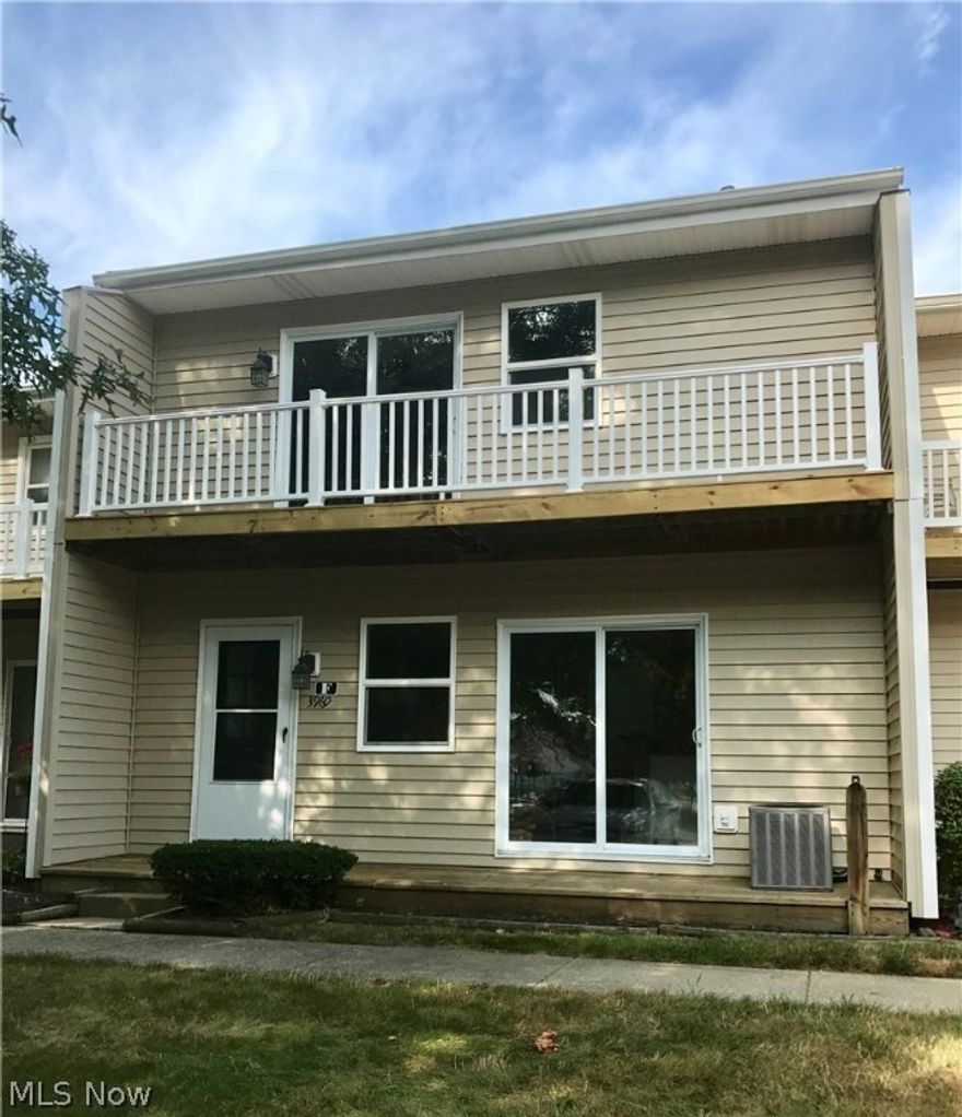 Completely remodeled throughout! All new kitchen features white cabinets, stainless appliances, ceramic flooring, and granite countertops. The kitchen has been completely opened up and features a breakfast bar. Neutral colors throughout. New carpet. Electric Panel has been replaced 2017.  Second story deck is new with new railings. Community pool is perfect for cooling off in the summer. Single parking spot in the shared garage. Great location in Green School District convenient to shopping, medical facilities, and I-77. This is move in ready!