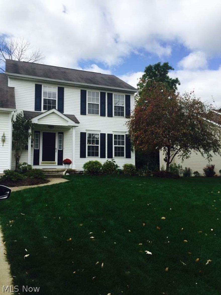 Spacious 4 bedroom Colonial 2.5 bath located in a quiet cul-de-sac ! Beautiful Great room  w/ vaulted ceilings, fire place, and hardwood floors! Open kitchen with beautiful cabinets, granite  counter tops , and ss appliances. Off to the side of the kitchen is a nicely sized dining room with hardwood floors that opens to a family room ! Upstairs you’ll find 4 bedrooms and 2 full baths. Master bedroom offers vaulted ceilings, walk in closet, private bath with his and her sinks. Laundry is offered on first floor and basement is mostly finished and includes a work room.*****NEW  Inside has been freshly painted throughout and new carpet has been placed  in Master bedroom , second bedroom , and basement!!  Outside enjoy a nice sized deck for entertaining and a  fenced in yard . Don’t miss out on this property! Wont last !