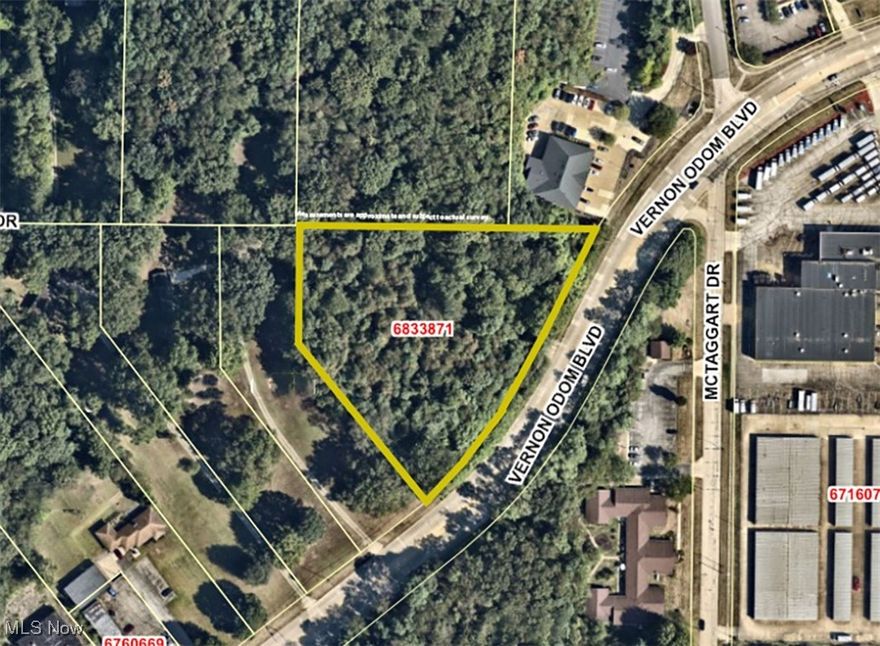 Online Only Auction. 2.39 Acres Land, Development Potential, Zoned UPD-13. Coventry/Akron, Just Off Of I-77/I-76 Interchange. ABSOLUTE AUCTION, all sells to the highest bidder online only. ONLINE BIDDING WILL START: WEDNESDAY, DECEMBER 10, 2025, 1:00 PM, and ENDS: TUESDAY, DECEMBER 16, 2025, 1:00 PM. Features 2.39 acres of land, utilities available. UPD-13 zoning includes multi-family, retail, commercial, as well as other use categories. Currently approved for 25 townhouses, ready for building permits. Traffic count is 15,000 per day. Check zoning for your particular use. Parcel #6833871. Walk the land at your convenience.