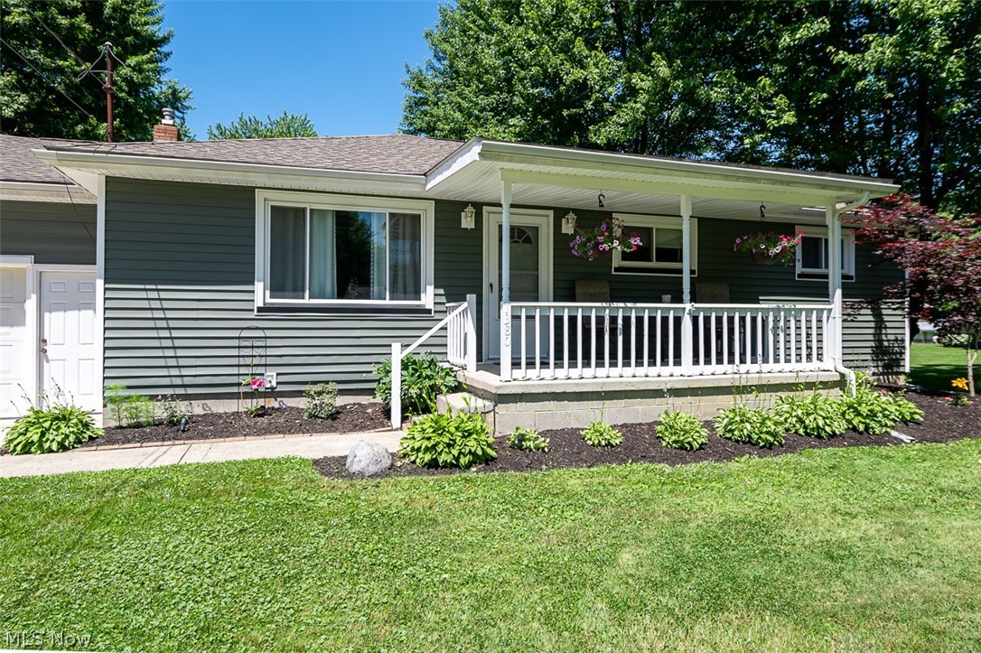 This Move-In ready Ranch on 0.65 acres offers 3 Bedrooms and 2 Full Bathrooms. Driving up to this home, you will see a new double wide concrete driveway with a side apron. Upon entering, you will find an open concept within the eat-in kitchen which has newer cabinets, granite countertops, under cabinet lighting, an island which provides extra granite countertop space, and a tile backsplash. French doors from the eat-in kitchen, leads to a large 2 tier deck and an above ground pool for entertaining. The large backyard also has a new covered concrete patio and a shed. The Full Basement is finished with Nature Stone Flooring. Both Bathrooms have granite countertops and ceramic flooring. The well pump was recently replaced in 2019 with a new holding tank and the Septic was recently updated and maintains an active service contract. 2-10 Standard Home Warranty included! This is a must see and will not last for long!