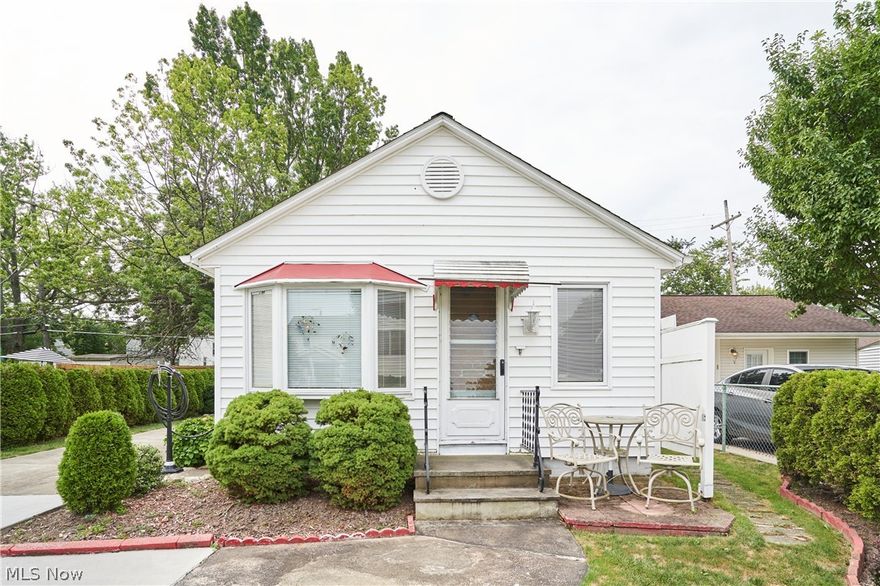 Charming Well Maintained Ranch in Euclid! 2 Beds and 1 Full Bath! First Floor Features a Nicely Sized Living Room, Eat-In Kitchen, Kitchen, 2 Bedrooms and a Full Bath! Covered Back Patio has sliders which lead out to Backyard! Picturesque Lot! 1 Car-Detached Garage! Appliances Stay! Home Warranty Included! Great Opportunity! Schedule Your Showing Today!