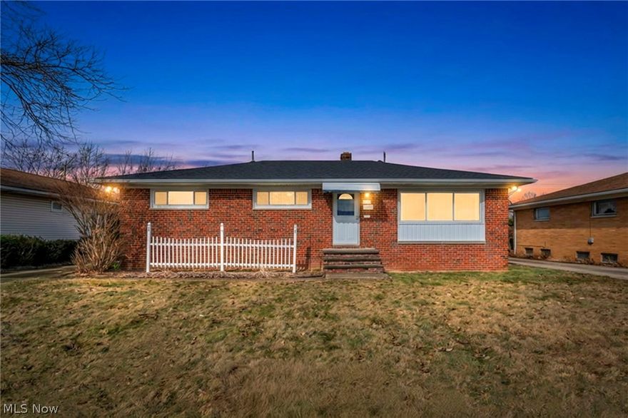 Welcome to this well-maintained ranch on a quiet Parma street, offering 3 bedrooms, 2 full bathrooms, and 1,379 square feet of comfortable living space. The home features beautifully refinished hardwood floors, a spacious and open main living area, and a bright kitchen with Corian countertops and plenty of workspace. A partially finished basement provides additional space for recreation, hobbies, or storage. Major mechanical updates—including new furnace, air conditioning, and complete roof tear off in 2017—offer peace of mind, while the home’s solid construction and careful upkeep make it truly move-in ready. Conveniently located near schools, shopping, and the Metroparks, this clean, well-cared-for home offers the perfect combination of comfort, reliability, and location.