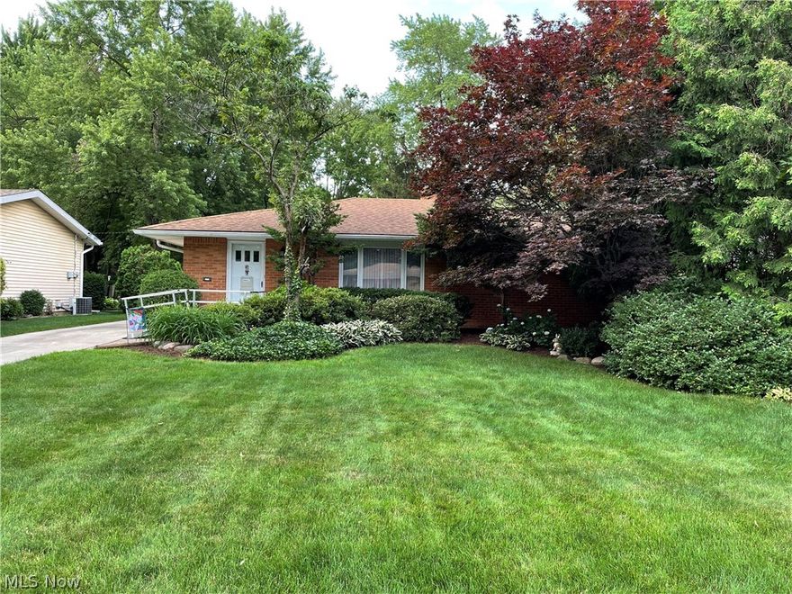 This one will sell fast!  An affordable brick ranch in North Olmsted is hard to find.  Features 3 bedrooms, 1 1/2 baths, full basement with a finished rec room, beautiful oak hardwood floors, detached 2 car garage and a big back yard.  All appliances stay.  Whirlpool tub.  Refrigerator, furnace and a/c all 2 years old.