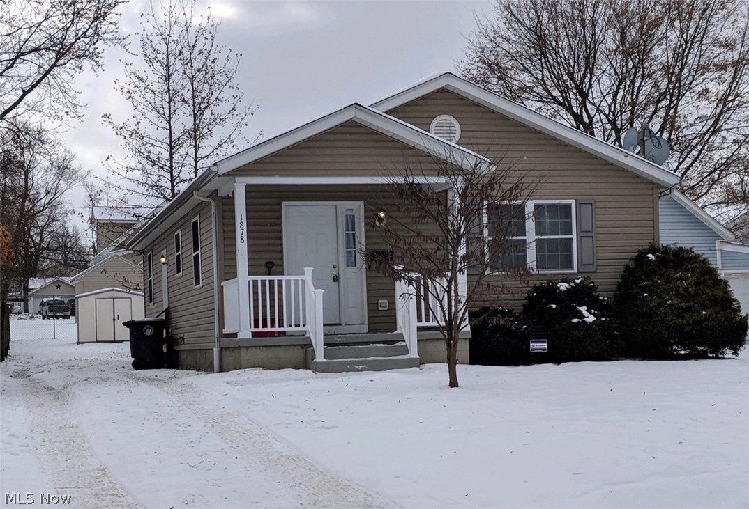 You've been waiting on this home! 3 bedroom RANCH home with a FULL Basement ONE OWNER Family Home built in 1998 with Outdoor Shed and large backyard with fencing on sides. Newly painted throughout, carpets cleaned, super clean home with new window treatments, full security system with motion detection, exterior cameras and ability to view off premises ($1,850 value, monitoring account approximately $149 to transfer registration), huge, clean, bright, DRY basement level with Fruit or Wine Cellar, plumbed for basement bathroom, has sump pump and is completely dry! Enjoy the comfort of the Central Air Conditioning & Efficient Furnace with Washer & Dryer hookups, the basement is ready for your finish. Bright Eat-In kitchen with appliances that can stay at correct price with plenty of room for table & chairs; Large Living Room that is open to the Dining Room or make this a study area or separate sitting area since kitchen is Eat-In! Newer maintenance free vinyl siding and roof from hail rep