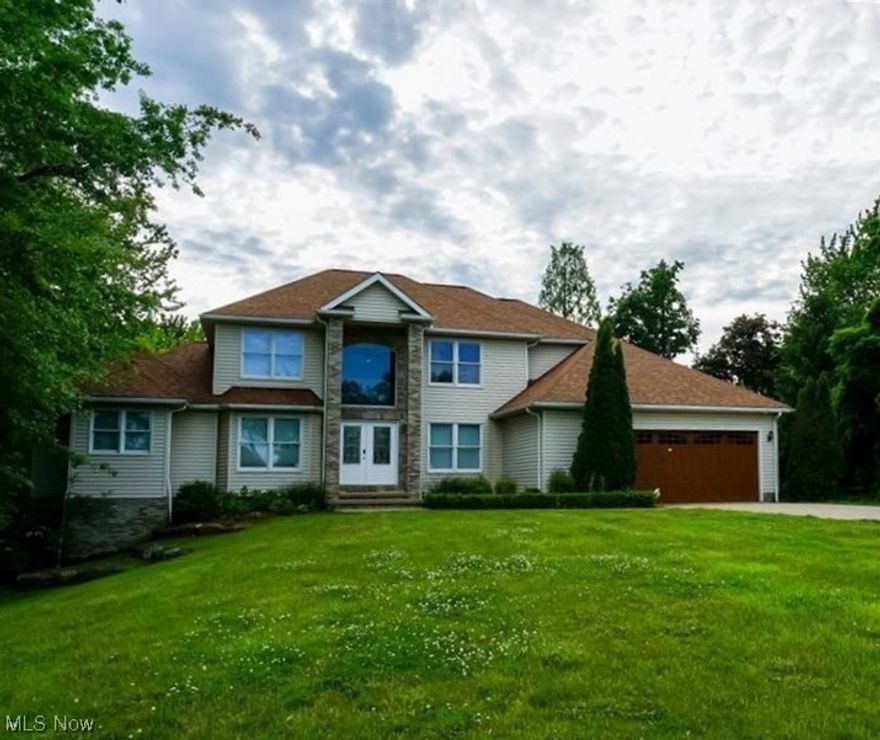 Discover the inviting charm of this spacious five-bedroom home, featuring five full baths and a half bath to accommodate your every need. Luxuriate in the convenience of walk-in showers, complete with invigorating jets, while relishing the openness created by the enchanting vaulted ceilings. The kitchen seamlessly connects with the cozy family room, enhanced by the comforting ambiance of a gas remote fireplace. Unwind in the first-floor master bedroom, complemented by a glamorous bath and conveniently located near the laundry room for your utmost convenience. The lower level boasts a finished space with a 3 car garage, a delightful wet bar, an inviting movie theater, and a full bath, creating a haven for relaxation and entertainment. Step outside to the grand expanse of the backyard, beckoning you to savor outdoor activities and tranquil moments. Upstairs, three additional bedrooms await, accompanied by a graceful foyer that offers versatile office space or a personalized area to suit your needs. Meticulously updated, this home is infused with modern enhancements that invite you to schedule a personal tour and discover its true potential. As an added bonus, all appliances remain, ready to elevate your culinary adventures. Schedule your buyers for showing now!