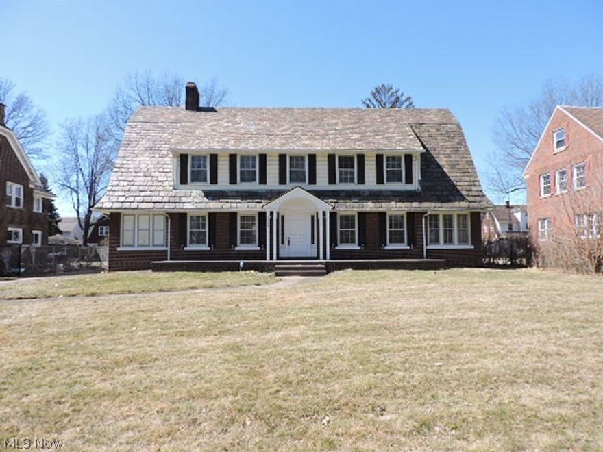 This is a Fannie Mae Home Path Property. 6 Bedroom Historical Home located on The Boulevard of Fifth Avenue in the heart of the Nationally Registered Crandall Park in Fifth Avenues Historical District. This Dutch Colonial Home Original French Doors, Slate Roof, Crown Trim, Double Staircases, 9 Foot Ceilings, Subway Tile & Gorgeous Hardwood Floors. First Floor offers a Large Living Room with Fireplace, French Doors off Living Room with lead to a Sun Room with Built in Shelves, Spacious Kitchen with Counter Seating & Breakfast Area which opens to Cozy Family Room, Formal Dining Room with Crown Trim, French Doors leading to Breakfast Nook & Half Bath. The Second Floor has Large Master Bedroom with Powder Room & Sauna, 3 more bedrooms. The Third Floor offers 2 Large Bedrooms & a 3rd Full Bath with Claw Foot Tub. The size and charm of this century home is something that today cannot be easily replicated. Own a part of Youngstown's past and become a part of Youngstown's future.