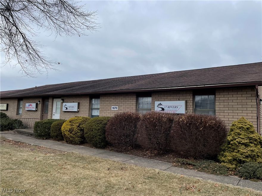 This property is an office building originally built as 4 units about 1000 square foot each.  Last used as a doctor's office.  One suite is currently used by the attorney/owner.