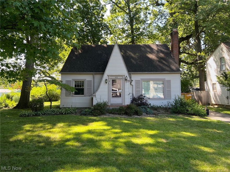 Discover the charm of this spacious 1500+ sq ft home in the heart of Boardman, Ohio. Nestled conveniently close to shopping and dining, this 3 bedroom, 1 full bath, and 2 half bath gem offers comfortable living and easy access to amenities. The main floor has two bedrooms as well as a full bath, formal dining room, living room with a gas fireplace, and a large kitchen with plenty of storage space.  The second floor has a large bedroom with built in dressers and a sitting nook with a great view of the backyard! There is also a bonus room that could be used as an office as well as a 1/2 bath on the second floor. There is a full basement with laundry, a 1/2 bath, and a fruit cellar. Hardwood floors throughout the home!! Enjoy the scenic view of the community pond just around the corner, providing a scenic escape for relaxation. With a large enclosed back porch, you'll have the perfect space for enjoying outside views, no matter the weather. Set on almost a 1/2 acre lot, the property features a large side yard offering endless possibilities for outdoor activities and gatherings. There is also a shed attached to the back of the garage for extra storage! Home warranty provided by sellers for one year. The years of furnace, air condition, and roof are unknown. Don't miss the chance to make it yours!