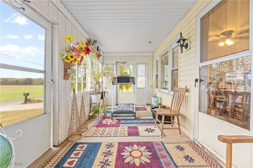 Welcome home to this charming two-story farmhouse on 5 acres, offering the perfect mini-farm lifestyle! This lovingly maintained home combines classic country charm with modern conveniences! It features a 2.5 car garage along with 3 bedrooms, 1.5 bathrooms, and a spacious living room with a wood-burning stove and a cozy kitchen providing ample space for all your cooking needs! Updates include a new roof in 2015, and new water system. Step outside to enjoy the wide open spaces, trails, and a 2010 two-story bank barn ideal for livestock, storage, or hobby farming. The property is fully equipped for gardening, animals, or simply enjoying serene rural living, with plenty of room to expand your mini-farm dreams. Here’s your chance to own a piece of the country! Whether you’re looking for a tranquil retreat or an opportunity to create a sustainable homestead, this property offers endless possibilities. Don't miss this rare opportunity to make this timeless farmhouse your home!