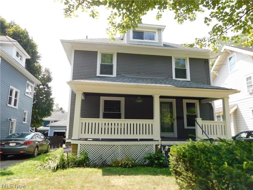 Fabulous find in sought after Highland Square neigborhood --just a short walk to restaurants, shopping and entertainment!!  Freshly painted exterior and interior   of home (July 2020)!  Large front porch perfect for entertaining or enjoying a warm summer evening!  Large foyer w/built in bench, beautiful original woodwork and brand new carpet to welcome you!  Spacious living and dining room flows into kitchen area!  Eat in kitchen is a great size and could easily seat four!  Kitchen has plenty of cabinets and appliances will stay!  Upstairs are two good sized bedrooms (all w/new carpet/paint) PLUS a HUGE master bedroom with a walk in closet!!  Third floor is carpeted and could be used for additional living space, if desired.  Updates include water tank (2017), roof (2017), garage door opener (2019), whole home humidifier (2018), kitchen floor (2012) and front porch (2020).  BONUS, there is a 2 car detached garage that is vinyl sided w/opener!!  Hurry, this one won't last!