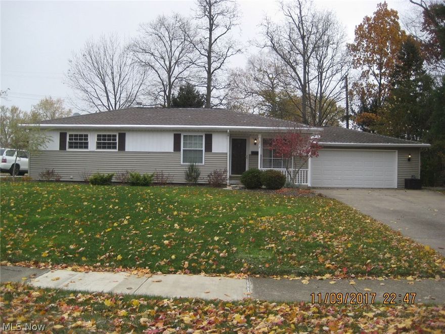 Don't miss this immaculate updated ranch!  Large living room with gleaming laminate floors and sliding glass door to covered patio.  Open kitchen with breakfast bar.  Plenty of cabinets and counter space.  Elegant dining room.  Master bedroom with master bath.  Fully finished lower level.  Large open theater room wired for surround sound.  Office with built-in bookshelves.  Half bath and laundry room with wall of closets plus walk-in closet for additional storage.  This is a must see!  Call today to schedule your appointment to see this well maintained home.