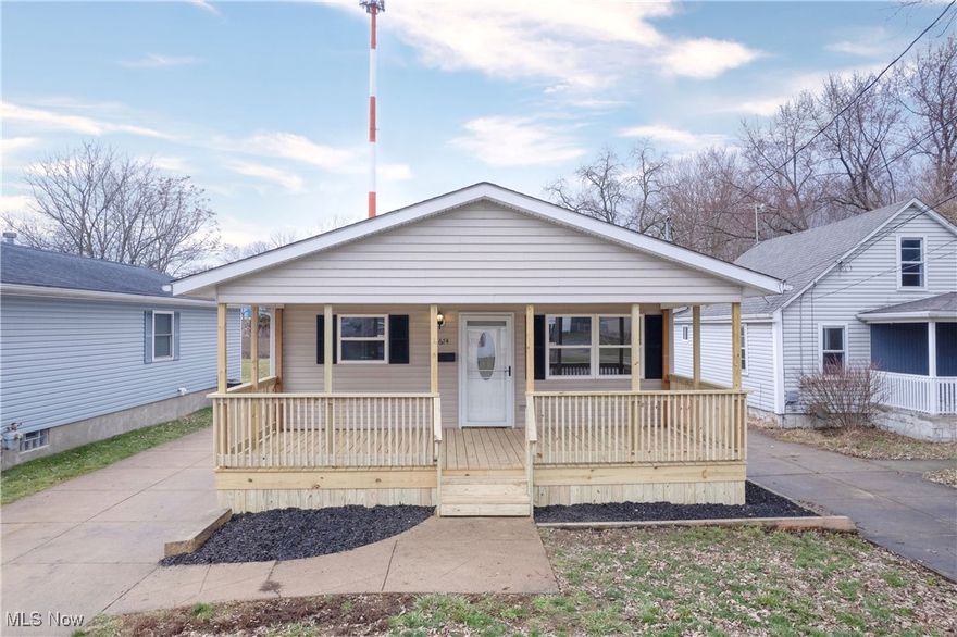 Beautiful move-in ready 3 bedroom, 1 bath ranch home that has been tastefully updated throughout. Recent improvements include new carpet and flooring, fresh paint, and updated fixtures. The kitchen and bathroom feature new sinks and faucets, while the newer mechanicals, including central air conditioning add peace of mind. Enjoy the new covered front porch, a full basement offering great storage or future finishing potential, and concrete driveway.  Additional storage shed included. A well maintained property that's truly a great value and turnkey home. Schedule your showing today.